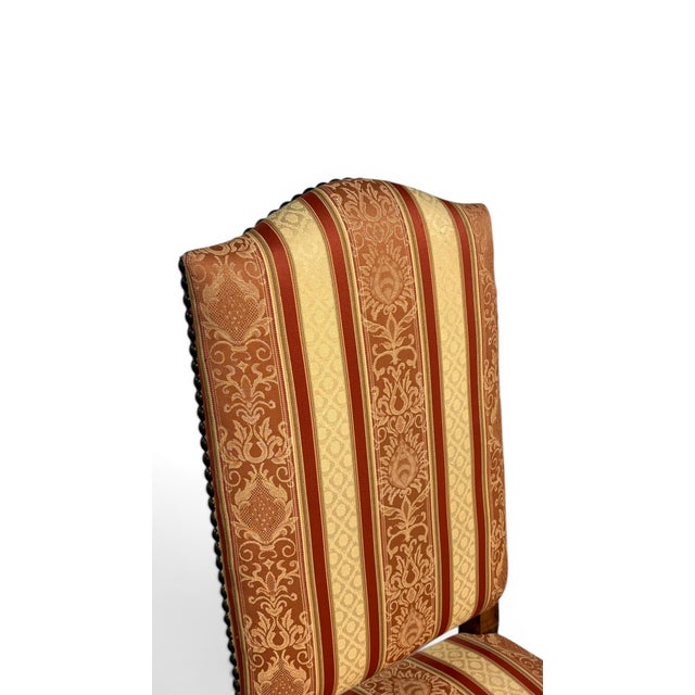 1990s Set of 8 Attributed to Ralph Lauren Louis XIV Dining Chairs For Sale - Image 5 of 10