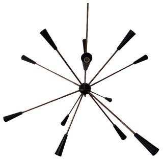 12-Light Sputnik Ceiling Light from Stilnovo For Sale