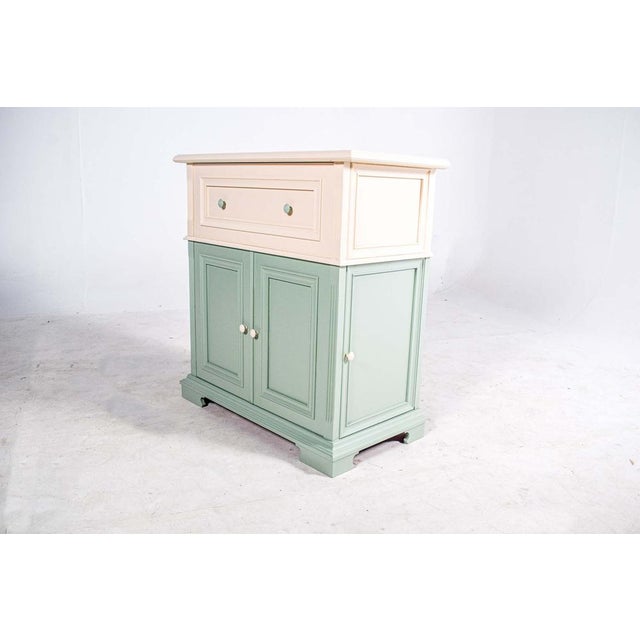 Antique Wood TV Cabinet in Shabby Chic Style, 1960 For Sale - Image 14 of 15