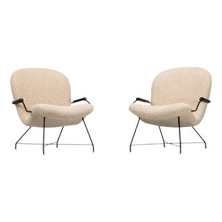 Low Lounge Chairs by Carlo Hauner for Forma Moveis, Brazil, 1955, Set of 2 For Sale