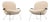 Low Lounge Chairs by Carlo Hauner for Forma Moveis, Brazil, 1955, Set of 2 For Sale