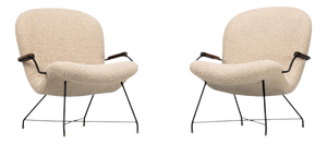 Low Lounge Chairs by Carlo Hauner for Forma Moveis, Brazil, 1955, Set of 2
