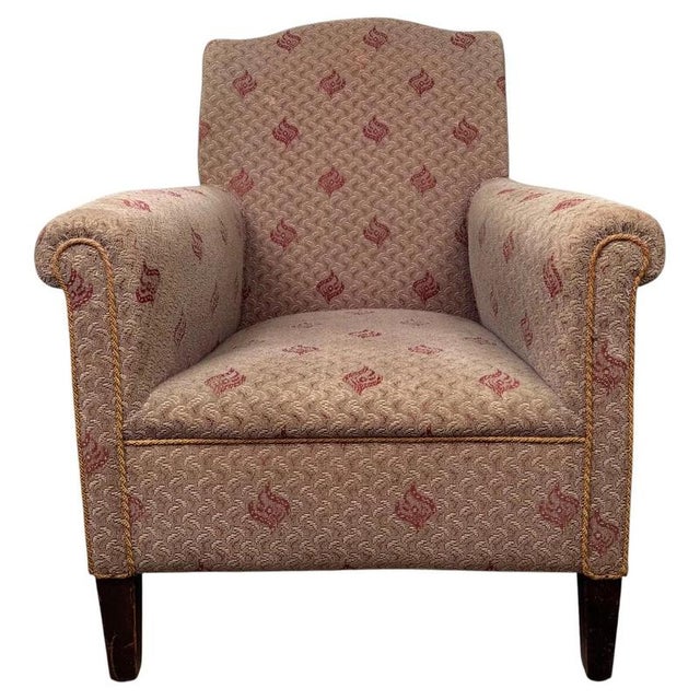 Antique English Mahogany Lounge Chair For Sale - Image 13 of 13