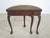 Brown Kittinger Mahogany Half Round Claw Foot Table For Sale - Image 8 of 11