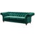 Peyton Sloped Arm Chesterfield Sofa - Green Velvet For Sale - Image 9 of 9
