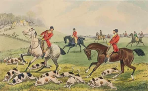 Henry Alken, The Analysis of the Hunting Field, Etching, 1846