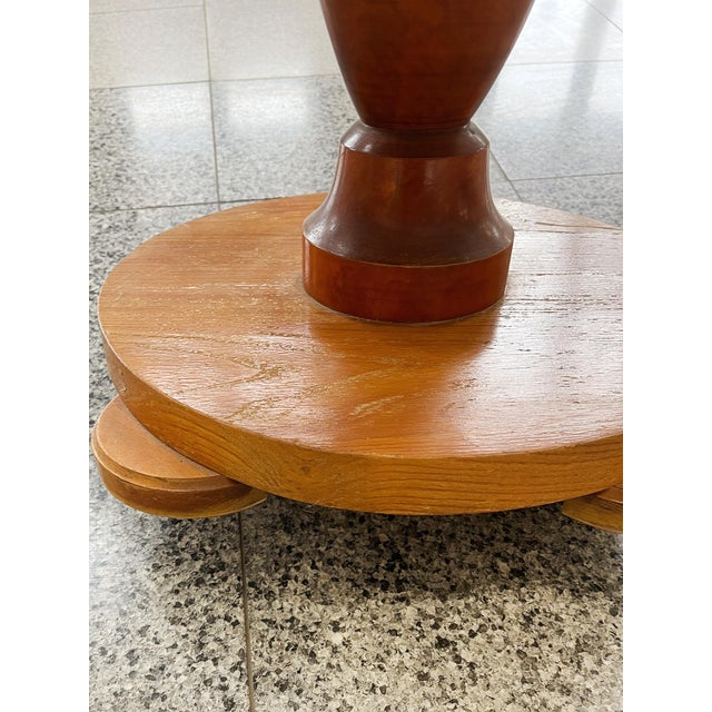 1930s Swedish Art Deco Walnut Center Table For Sale - Image 13 of 14