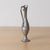 1930s French Pewter Scroll Bud Vase For Sale - Image 4 of 11