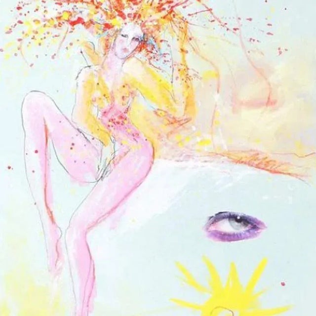 Cirque du Soleil n.34 - Original Mixed Media on Paper by Sergio Barletta - 1995 1995 For Sale - Image 4 of 5