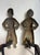 Antique Figural Bronze and Iron Andirons, European Peasant Couple, Circa 1900 For Sale - Image 10 of 12