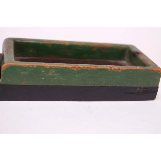 Folk Art Hand Carved Black Cat Trinket Dish For Sale - Image 12 of 13