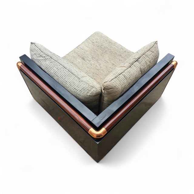 Brown Modular Sofa by Paolo Barracchia, 1960s, Set of 2 For Sale - Image 8 of 14