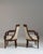 Pair of 19th Century French Chestnut Brown Empire Upholstered Armchairs For Sale In Greensboro - Image 6 of 15
