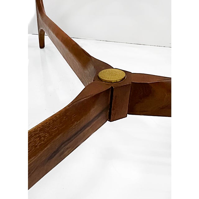 Mid Century Lane Trefoil Clover Leaf Coffee Table With Glass Chairish