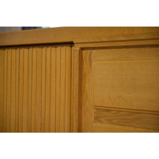 1950s Oak Wardrobe by Guillerme and Chambron, 1950s For Sale - Image 5 of 14