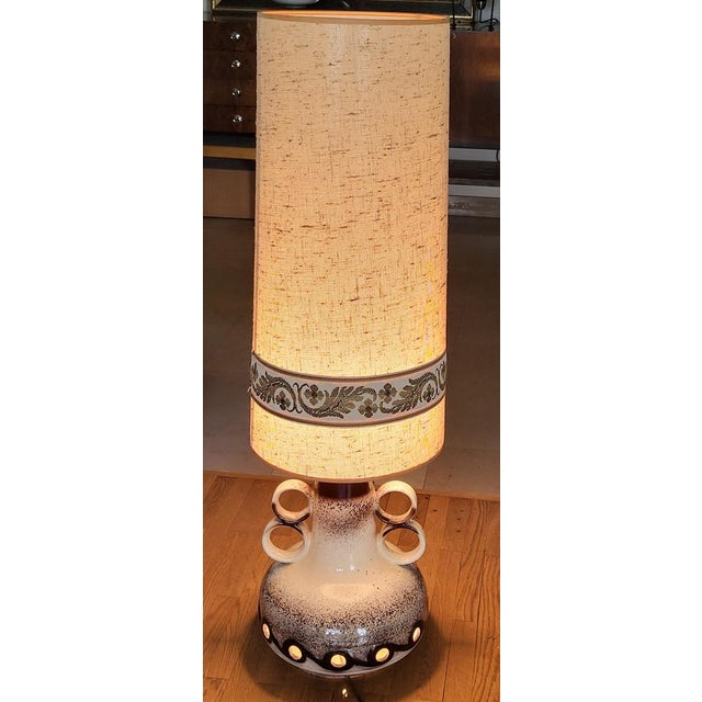 West German Ceramic Floor Lamp, 1960 For Sale - Image 11 of 16