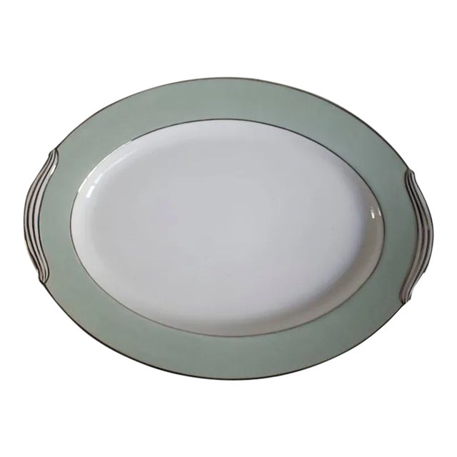 Noritake China Greencourt Pattern Oval Platter For Sale