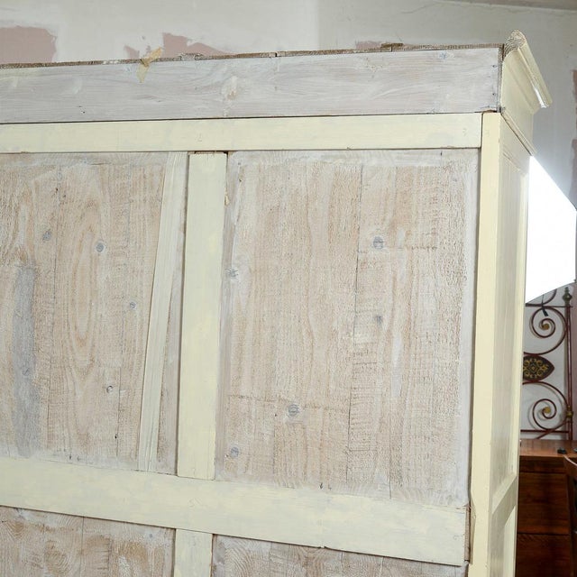 19th‑Century Two‑Door Wardrobe with Internal Drawer and Moulded Details For Sale - Image 18 of 18