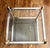 Mid-Century Modern 1970s Maison Jansen Style Square, Glass Top Mid Century Square Side Table For Sale - Image 3 of 3