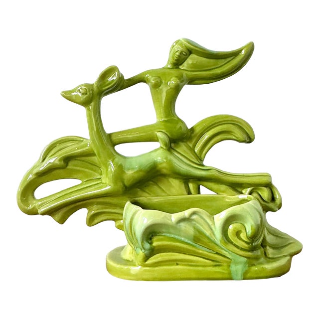 Vintage MCM Royal Haeger Glazed Ceramic Lamp For Sale