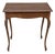 Mid 20th Century French Empire Style Mahogany and Glass Top Insert Side Table For Sale