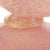 Vintage Murano Barovier Toso Pink Gold Flecks Italian Art Glass Seashell Horn of Plenty Shape Footed Candy Dish Bowl For Sale In Orlando - Image 6 of 7