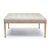 The Louis Tufted Ottoman from Zentique is a grand square ottoman inspired by Louis XVI design. The button-tufted natural...