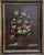 A Beautiful Italian Still Life oil painting on old canvas of a brass urn holding a bouquet of assorted flowers set on a...