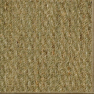 Casa Cosima Natural Rugs Seaside Twirl Natural 100% Seagrass Rug- 10' x 14' For Sale