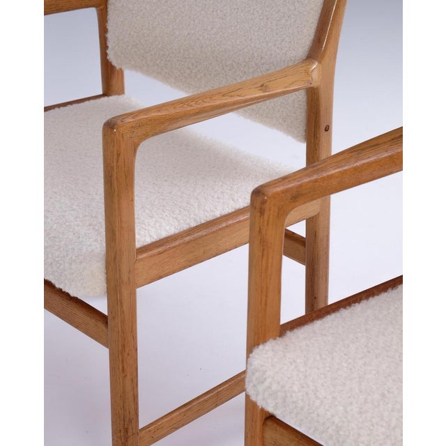 Wood Set of Chairs attributed to Karl-Erik Ekselius, Sweden, 1960s For Sale - Image 7 of 17
