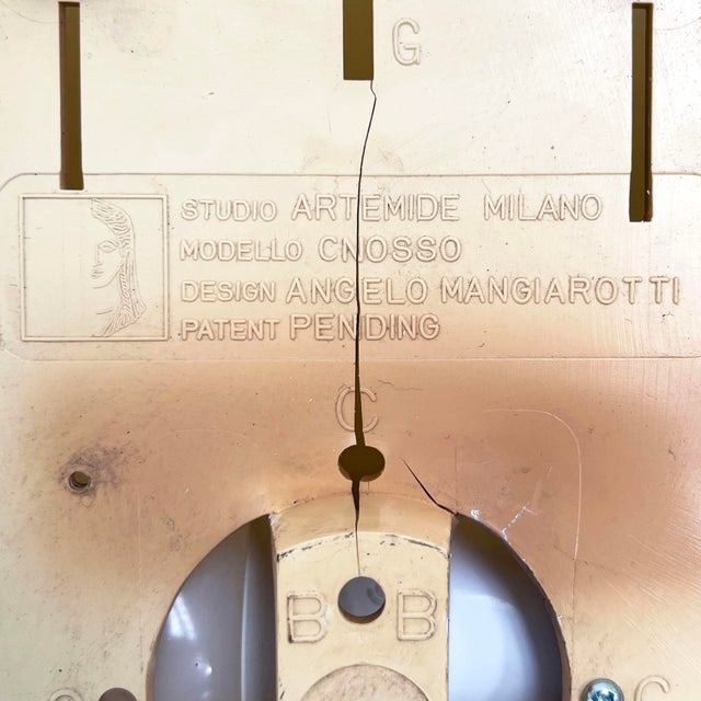 Cnosso Wall Lamps by Angelo Mangiarotti for Artemide, 1960s, Set of 6 For Sale - Image 9 of 10
