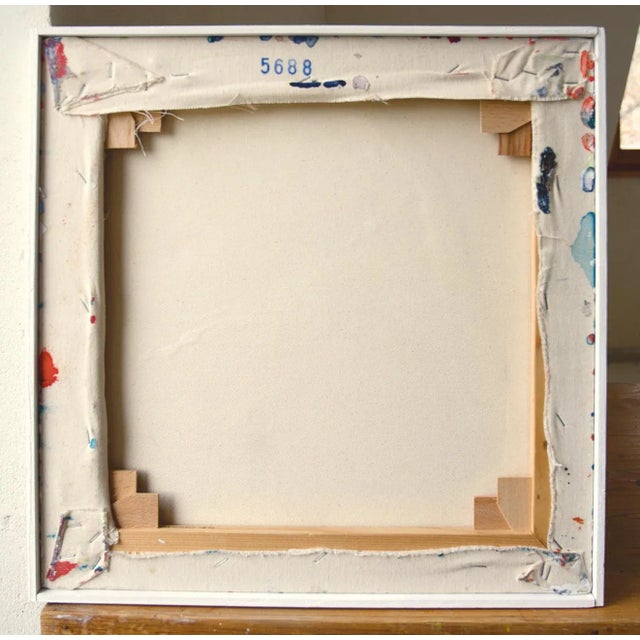 2020s Contemporary Abstract Acrylic on Canvas Painting "Rosentor" by Greet Helsen For Sale - Image 5 of 5