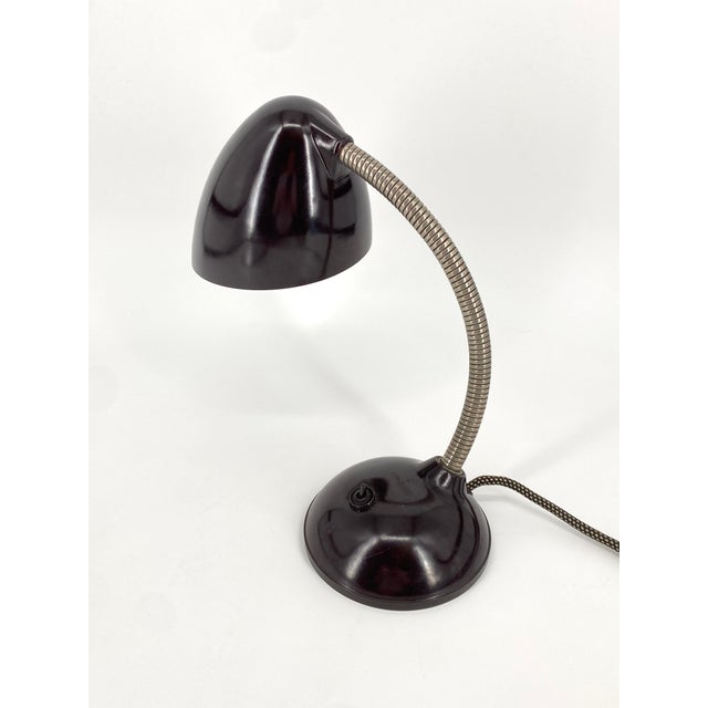 Metal Type 11 105 Bakelite Table Lamp by Eric Kirkman Cole for Elektrosvit, 1950s For Sale - Image 7 of 17