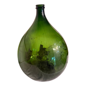 Large Antique Green Demijohn