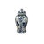 Elevate your interior decor with this magnificent vintage blue and white porcelain ginger jar, featuring intricate...