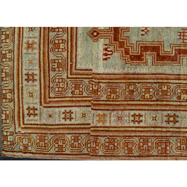 Turkish Oushak Runner Rug 2'3" x 6'7" #17513 For Sale - Image 4 of 8
