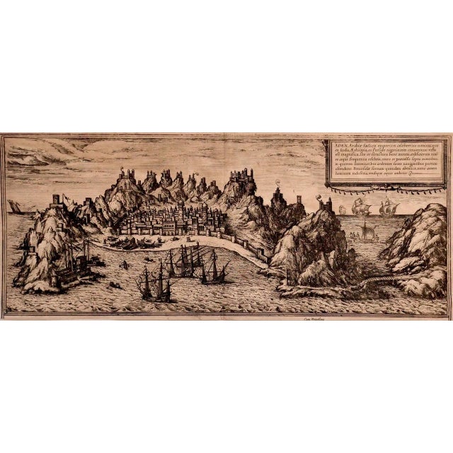 Aden is an original etching realized by George Braun and Franz Hogenberg. The state of preservation of the artwork is...