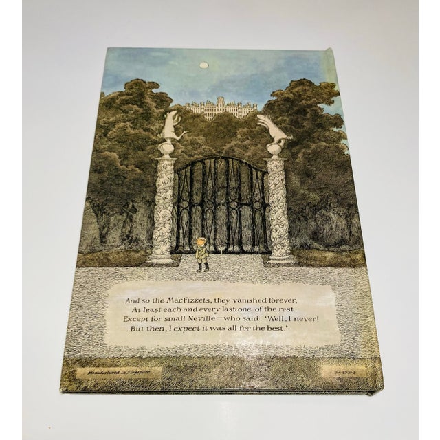 “ the Dwindling Party “by Edward Gorey a Classic Tale of a Family Created as an Interactive Journey With Spinners Tabs to Pull Surprises Throughout For Sale - Image 11 of 11