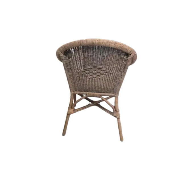 Enhance your seating with this beautifully crafted stackable wicker chair, designed for style and durability. Perfect for...