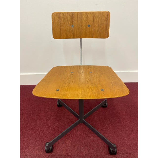 Kevi 1970s Vintage Kevi Task Desk Chair by Jorgen Rasmussen For Sale - Image 4 of 11