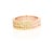 Contemporary Yellow Sapphire Band 14 Karat Rose Gold by Roshe Jewels, 2.46 Carats, Size 7 For Sale - Image 3 of 9