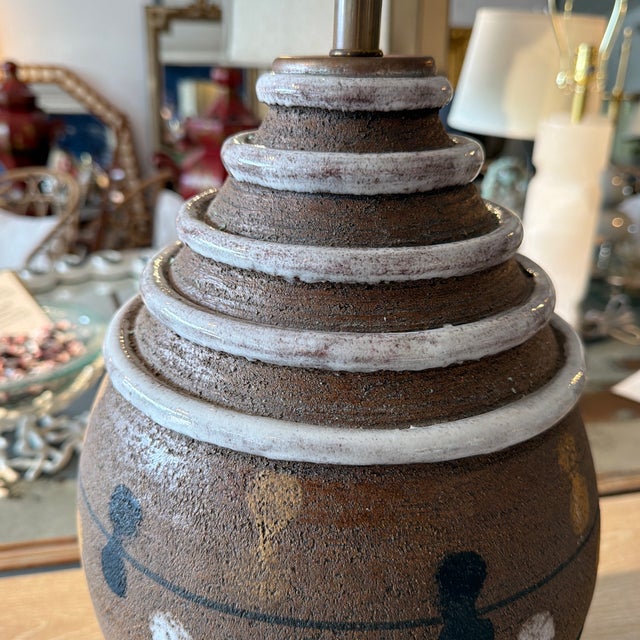 Mid-Century Modern Aldo Londi for Bitossi Table Lamp 1960s For Sale - Image 3 of 12