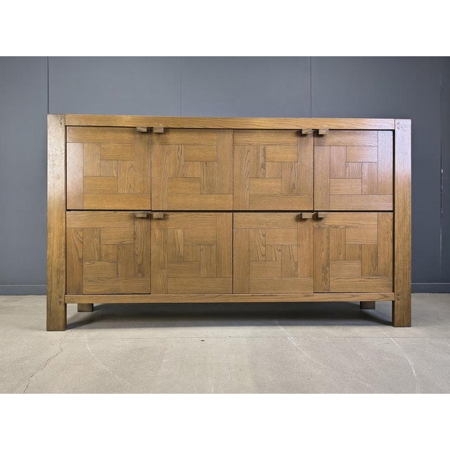 Tan Vintage Highboard by Frans Defour for Defour, 1970s For Sale - Image 8 of 13