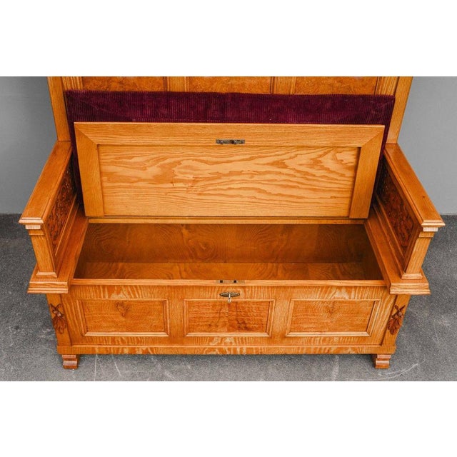 Antique Chest Bench in Ash Wood, 1900s For Sale - Image 18 of 18