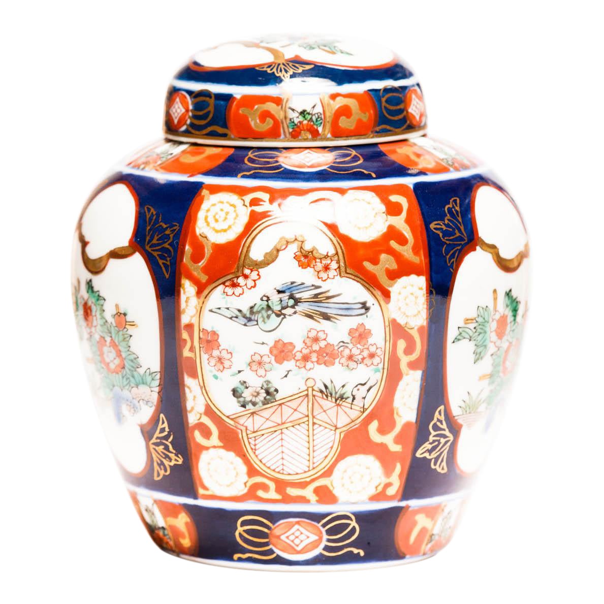 Japanese Gold Imari Ginger Jar Chairish