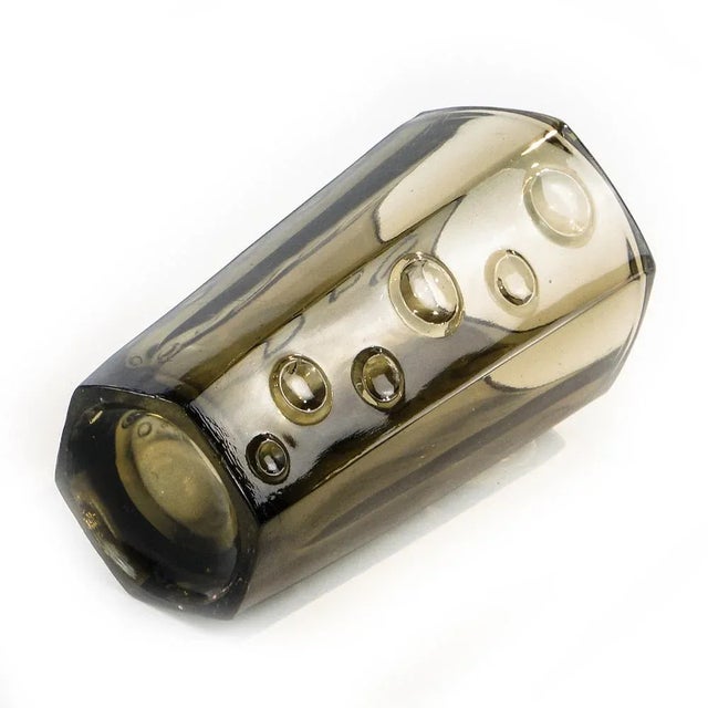 1970s Soda Vase by Jan Sylwester Drost for Ząbkowice Glassworks, 1970s For Sale - Image 5 of 8