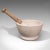 Late 19th Century 1900s Antique Victorian English Ceramic Mortar and Pestle For Sale - Image 5 of 12
