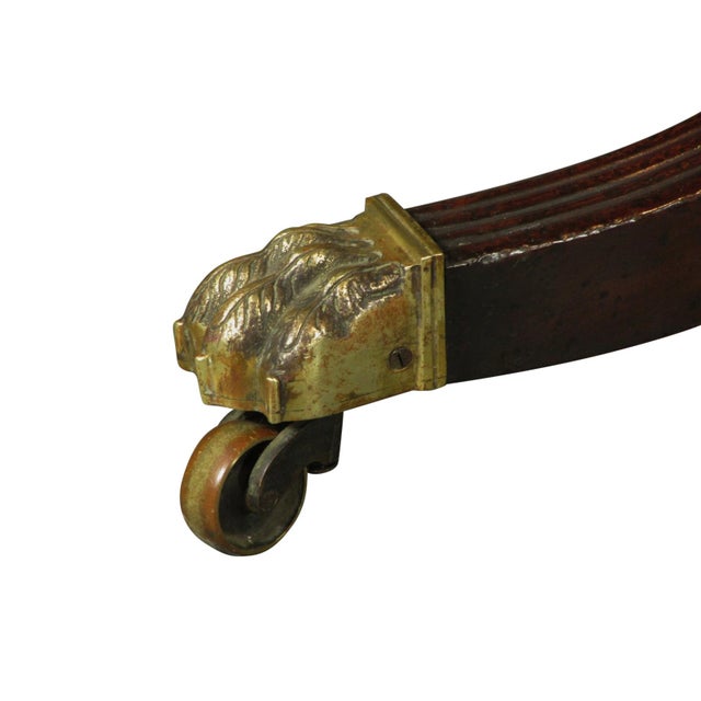 19th-C. Triple Pedestal Dining Table For Sale - Image 15 of 15