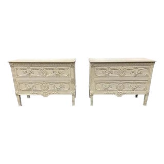 Late 20th Century French Louis XV Style Chests by Interior Crafts- A Pair For Sale