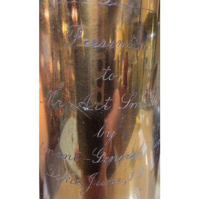 1910s Historical Presentation Table Lamp Early Aeronautics Circa. 1916 For Sale - Image 5 of 5